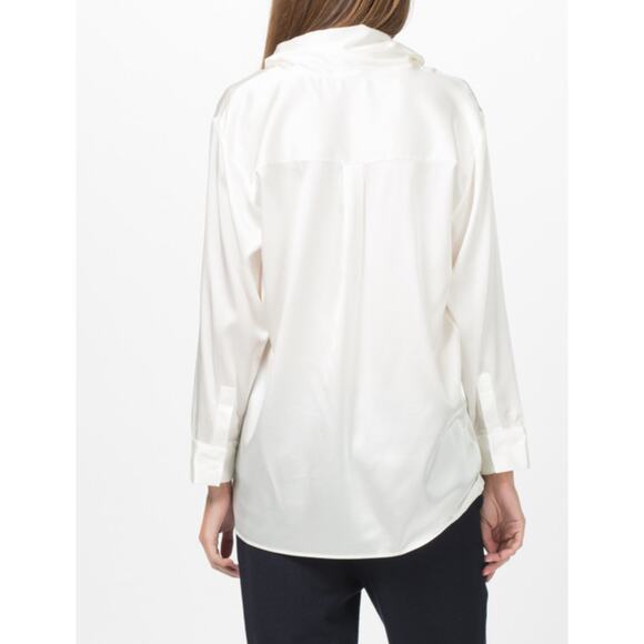 Sibel Saral Silk Luxor Turtleneck Top - Picture 3 of 12